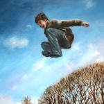"Il Salto" Olio su Tela 50x70