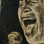 "Ritratto di Sarah" Fusaggine su Tela 40x50"