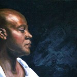"Ritratto di Tony Olio su tela 40x50" 