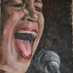 "Sarah Jane Morris" Olio su Tela 40x50
