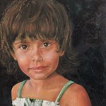 "Micol" ritratto 40 x 50 olio su tela