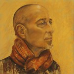 "Adriano" acrilico/pastello su tela 60x60.