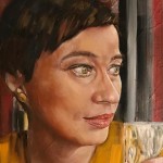 “Mia sorella” olio su tela 30x40