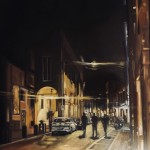 City in the night - olio su tela 100 x 120