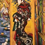 Copia d’autore “Giapponeseria, Orian” Van Gogh, olio su tela 70x100 anno 2020