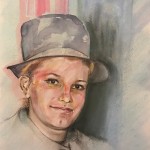“Marta” acquarello su cartone 30x40 anno 2020