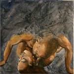 “Smell” olio su tela 40x40 anno 2017