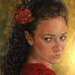 “Alice” olio su tela 30x40