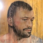 “Davide” Acrilico e acquarello su tela 30x40 - 2020