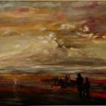 I fuggitivi olio su tela 80x60 - anno 2021