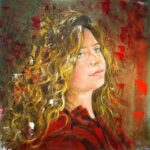 “Laura” olio su tela cartonata 30x30 - 2022